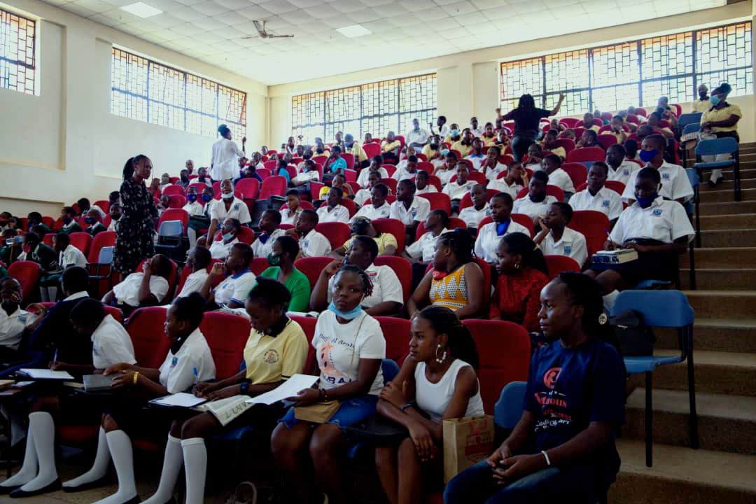 Women in a community meeting