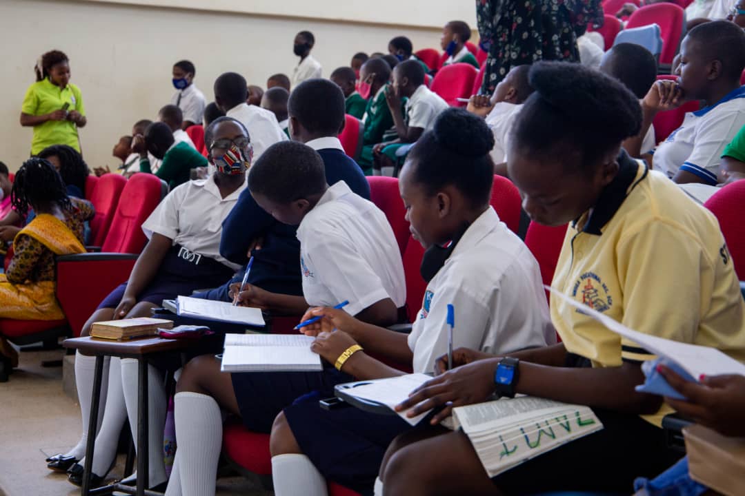 Girls in classroom